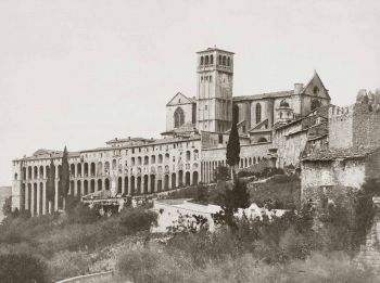 Antica foto convento san francesco assisi