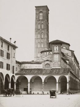 Bologna Chiesa san Giacomo Maggiore foto antica