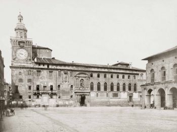 Foto storica bologna il palazzo pubblico