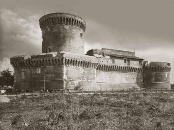Foto antica ostia roma il castello