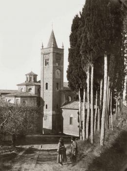 Antica foto abbazia monte oliveto dintorni siena