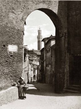 Siena antica arco di san giuseppe foto storica