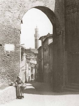 Siena arco di san Giuseppe nel 1890