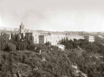 Antica foto monte oliveto maggiore siena