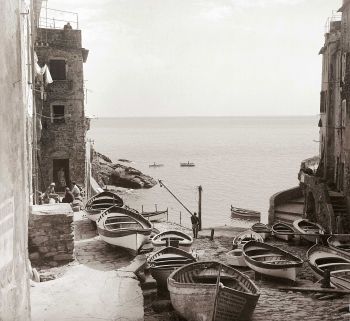Foto antica di Riomaggiore