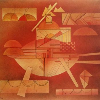 Kandinsky In the Heavy Red 1928