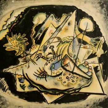 Kandinsky Study for Grey Oval 1917