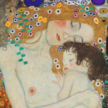 Klimt donna col bambino