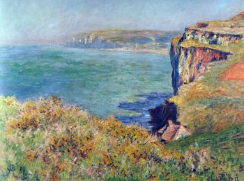 Cliffs at Varengeville by Monet