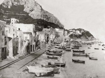 Marina di Capri, Napoli, foto storica
