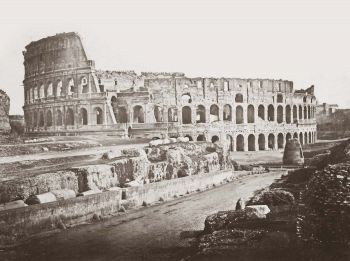 Roma, il Colosseo foto storica