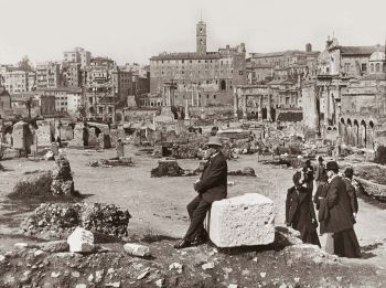 Il Foro Romano,Roma, foto storica