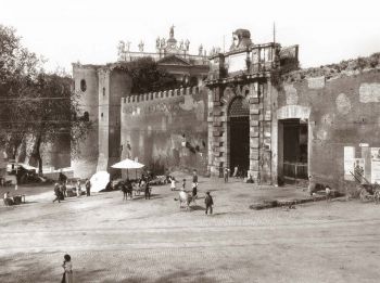 Porta San Giovanni, Roma, foto storica