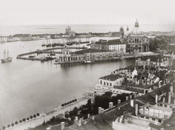 Foto storica di Venezia nell'ottocento.