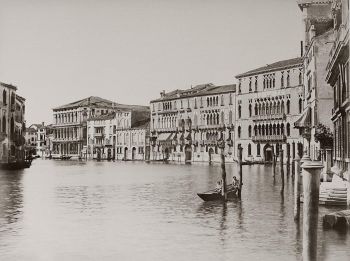 Palazzo Foscari e Giustiniani a Venezia, foto storica