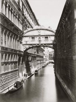 Ponte dei Sospiri a Venezia nel 1860