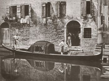 Canale di Venezia, foto storica.