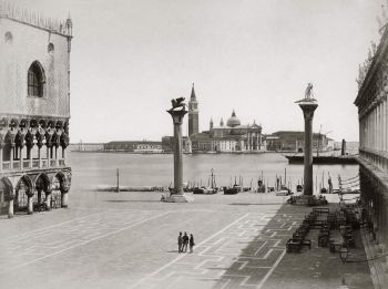 Foto d'epoca di Venezia nell'ottocento
