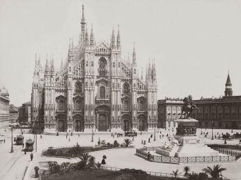 Duomo di Milano, foto d'epoca