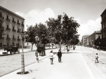 Palermo, Via della Libertà, foto d'epoca