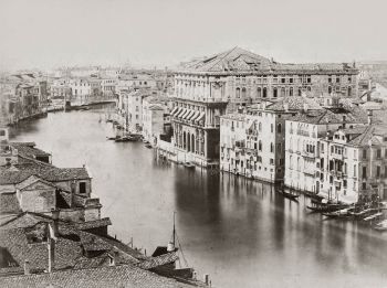 Panorama di Venezia nell'ottocento. Foto storica