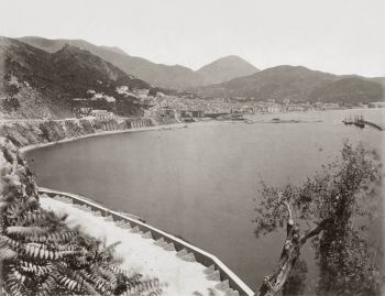 Salerno, foto d'epoca di fine ottocento