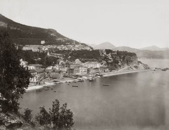 Vietri, Salerno foto storica di fine ottocento