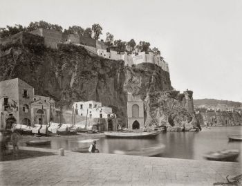 Sorrento, foto storica della Marina Piccola