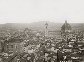 Veduta storica di Firenze 