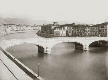 Foto storica Arno a Firenze