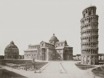 Foto storica del duomo di Pisa