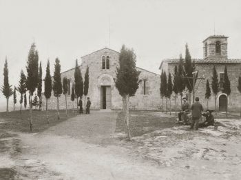Foto storica di San Gimignano, Siena