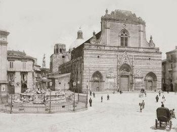 Foto d'epoca della cattedrale di Messina