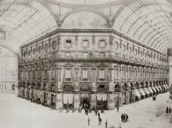 Foto d'epoca Galleria Vittorio Emanuele, Milano