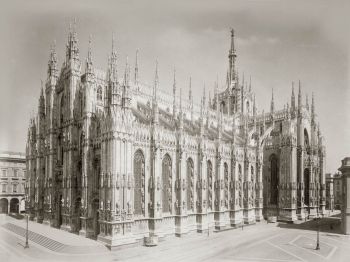 Foto storica Cattedrale Duomo di Milano