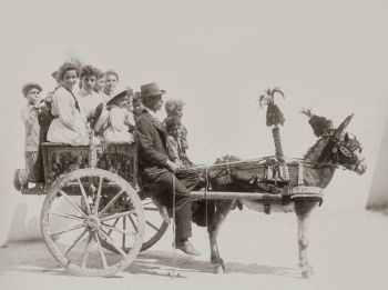 Foto storica carretto siciliano