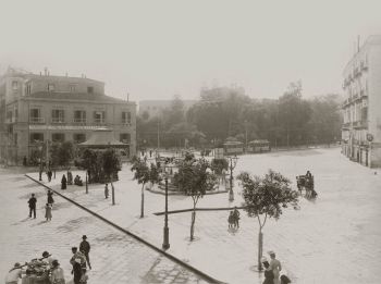Piazza Marina, Palermo, foto d'epoca