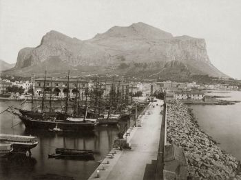 Porto di Palermo, foto antica