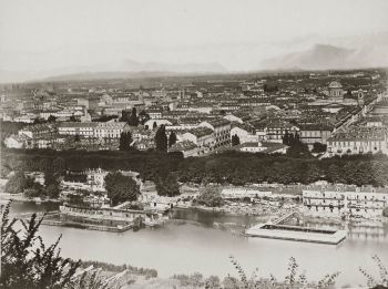 Panorama di Torino, foto storica