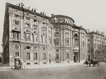 Vecchia Torino, Palazzo Garignano, foto d'epoca