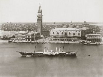 Foto d'epoca del Panorama della Vecchia Venezia