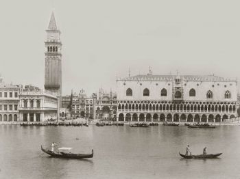 Piazza San Marco e Palazzo Ducale. Foto storica