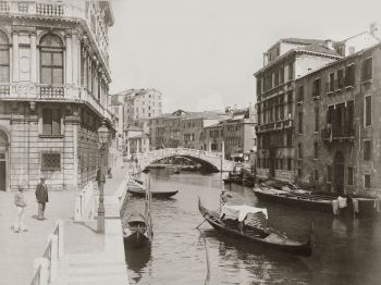 Canal Regio a Venezia, foto storica