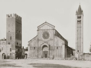 Basilica San Zeno Maggiore, Verone, foto storica