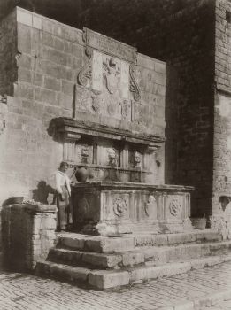 Assisi fontana marcella foto storica
