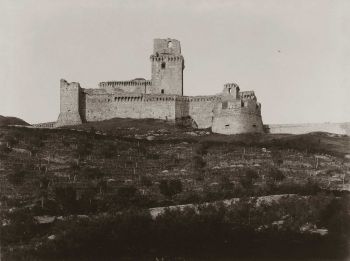 Assisi la rocca foto d epoca