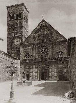 Foto storica basilica duomo di Assisi