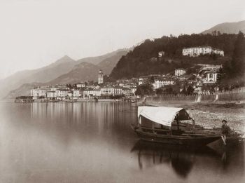 Lago di Como Antica foto di Bellagio