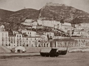 Salerno vista dal mare anno 1856 59
