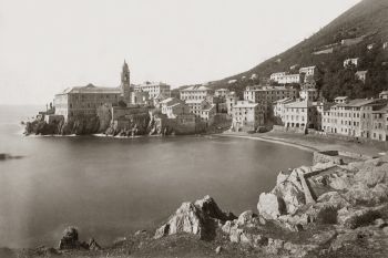 Nervi, Genova, foto d'epoca.